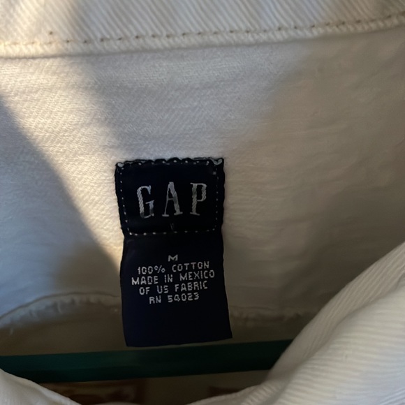 Women’s Harris/Gap white jean jacket - Picture 5 of 9
